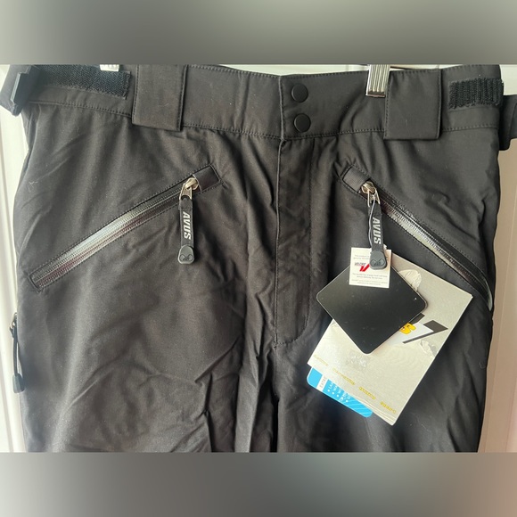 NWT Men’s Avus Touring Pants Black Waterproof Breathable Weather Barrier Medium - Picture 2 of 11